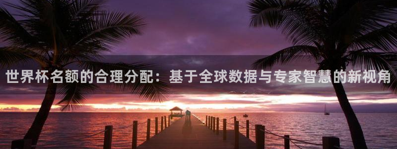 2026年世界杯时间表:世界杯名额的合理分配:基于全球数据与专家智慧的新视角